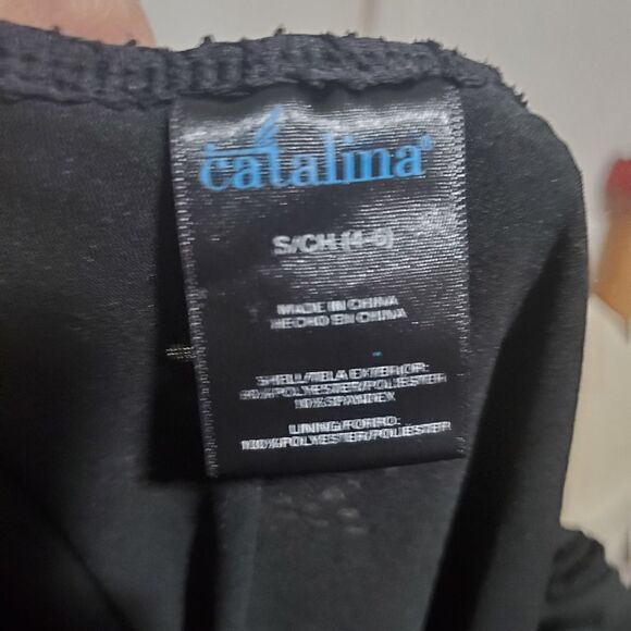 Catalina Black One Piece Swimsuit Size Large - Picture 10 of 10